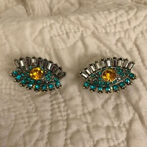 Eye-Catching Yellow and Blue/Green Crystal Knobs